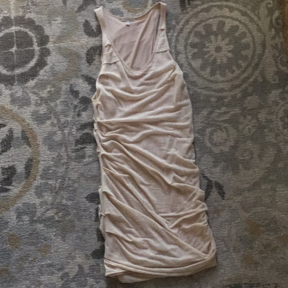 🛑BOGO‼️Clu gold shimmer pleated mini dress